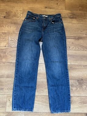 Levi's Women's Straight Leg Jeans - Dark Blue Wash